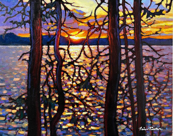 *ORIGINAL OIL* Batchewana Morning 11" by 14"