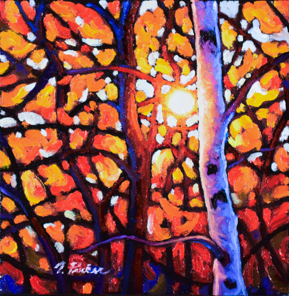 *ORIGINAL OIL* Radiance Renewed 8" by 8"