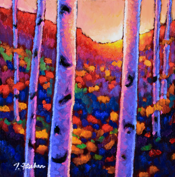 *ORIGINAL OIL* The World Awakens 10" by 10"