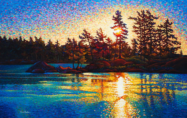 Diamonds on the Water 36" by 60"