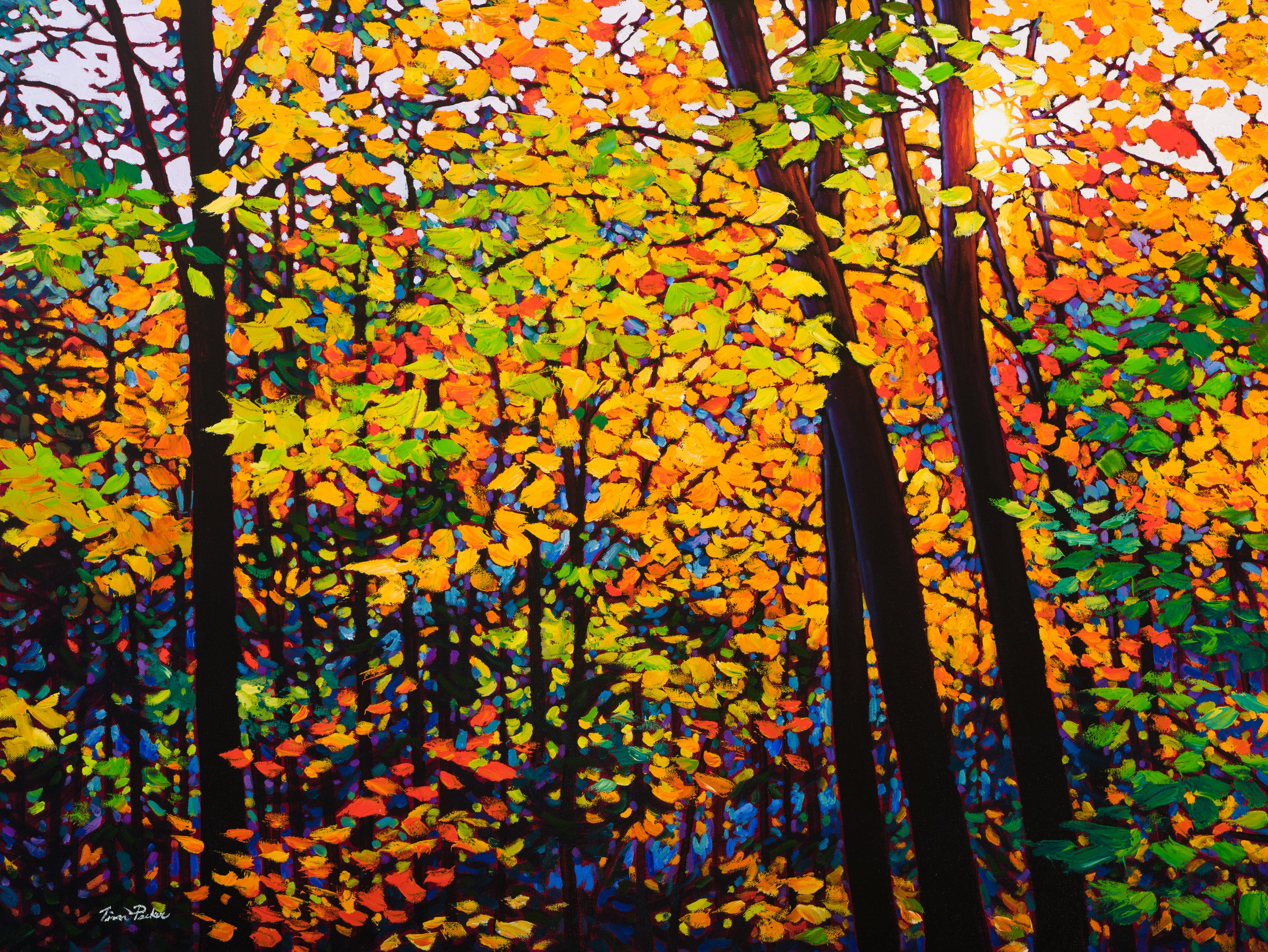 On the Right Path 30" by 40"